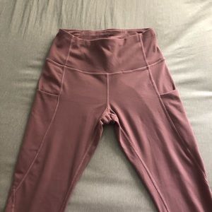 Pink Leggings with Pockets